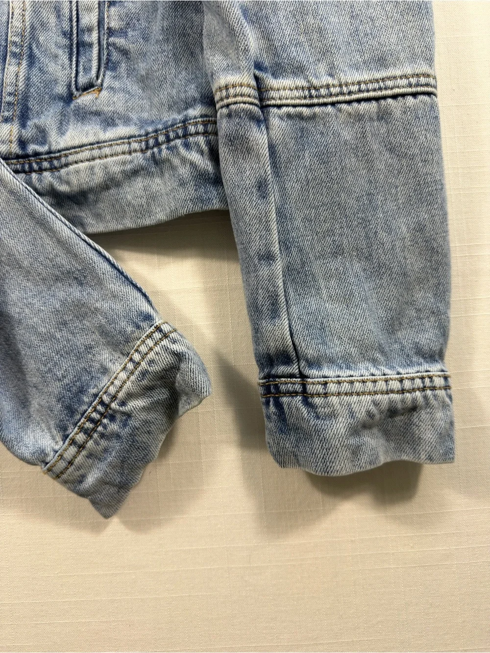 Free People Rumors Denim Jacket Small Blue Oversized Boho - Picture 9 of 11